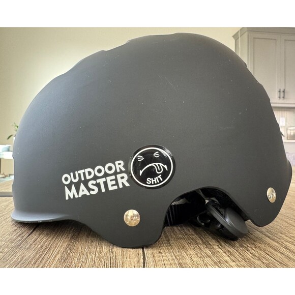 Outdoor Master Black Skateboard "OM-SKB" Cycling Helmet size Medium Sport - Picture 2 of 16